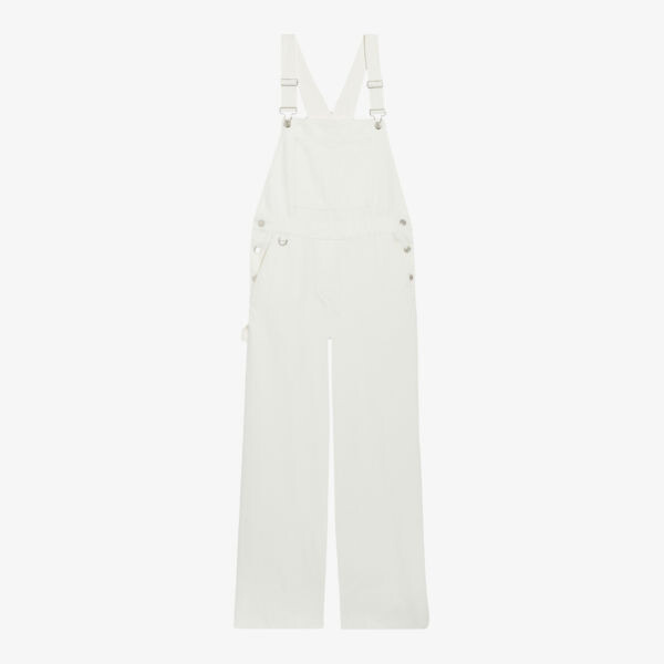 

Джинсовый комбинезон с накладными карманами Claudie Pierlot, цвет naturels