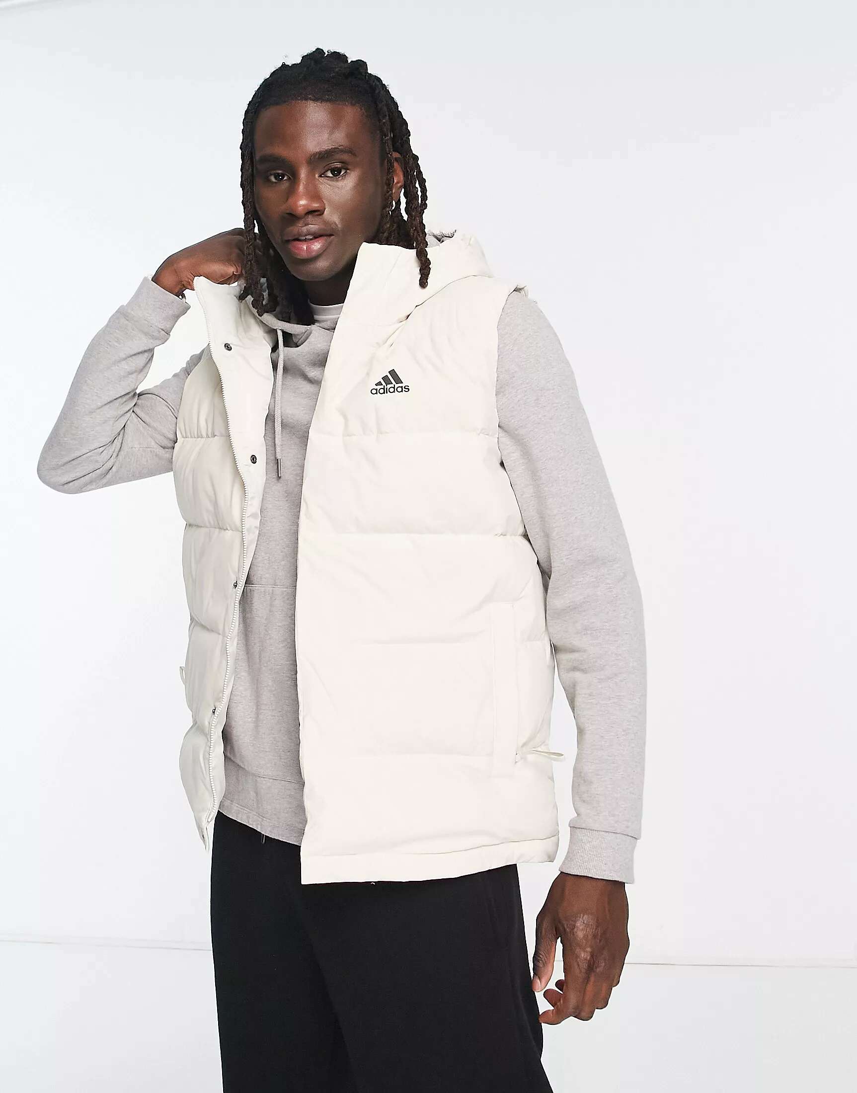 

Белый пуховик adidas Outdoor Helionic adidas performance