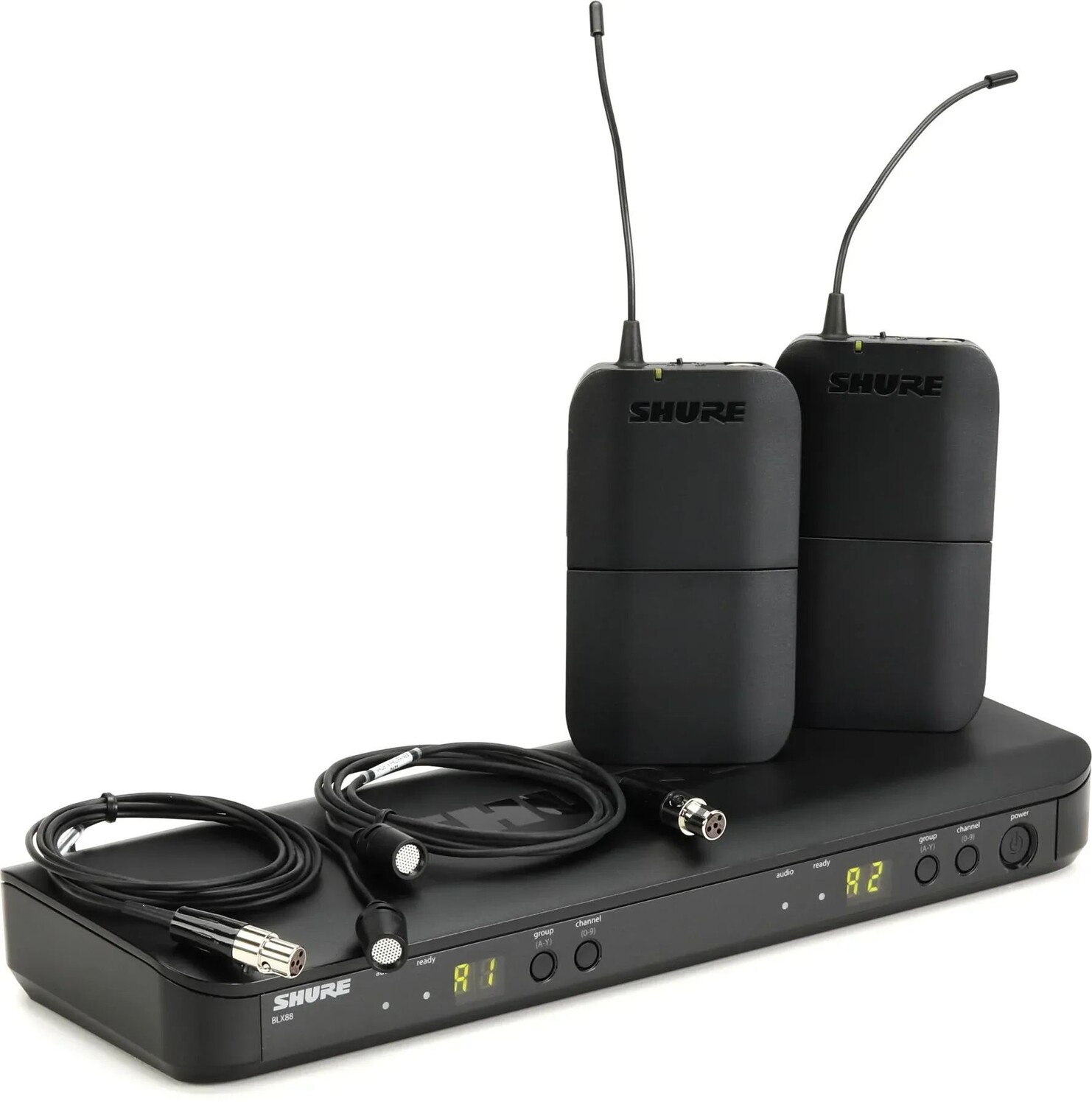 

Двухканальная беспроводная петличная система Shure BLX188/CVL — диапазон H10