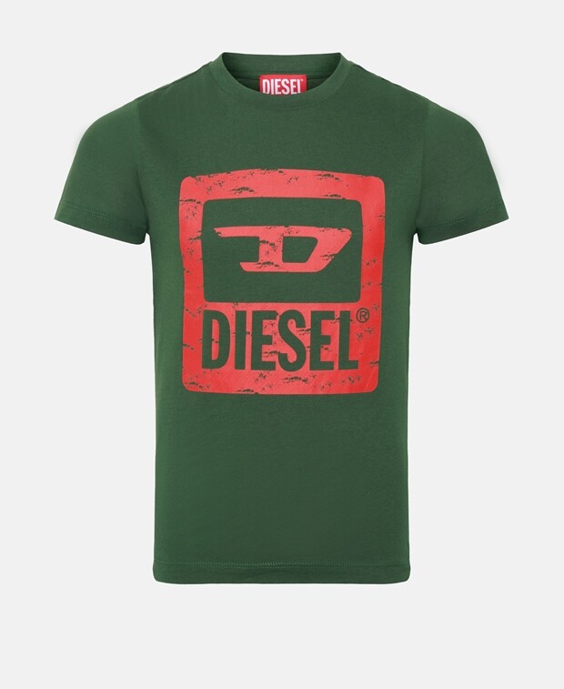 

Футболка Diesel, темно-зеленый