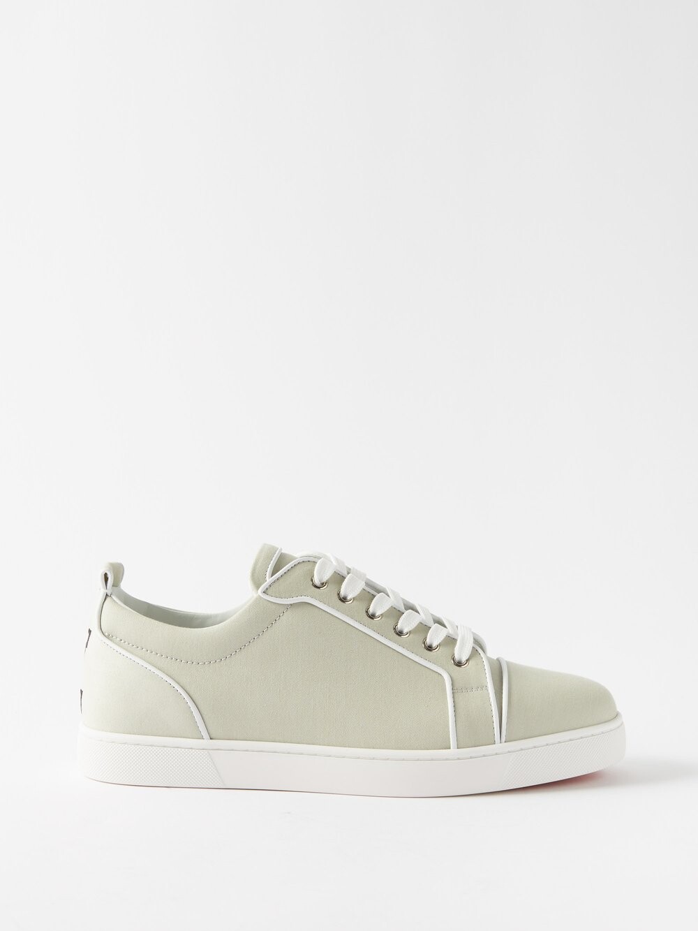 

Габардиновые кроссовки varsi junior с вышивкой Christian Louboutin, серый