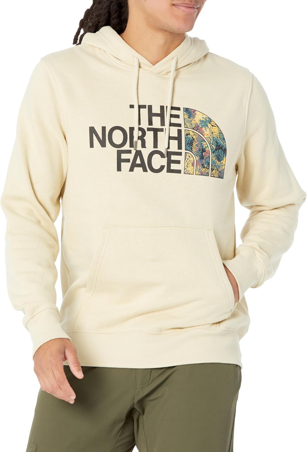 

Пуловер с капюшоном и полукуполом The North Face, цвет Gravel/Multicolor