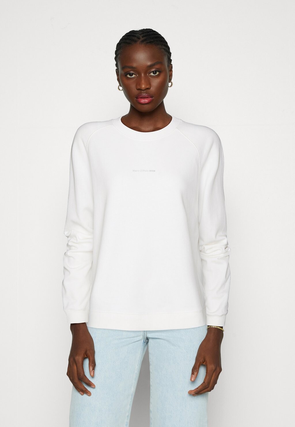 

Толстовка RAGLAN LONGSLEEVE SLITS AT SIDESEAM Marc O'Polo DENIM, цвет egg white