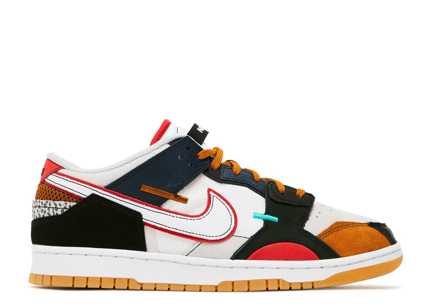 

Кроссовки Nike Dunk Low Scrap Premium 'University Red', черный