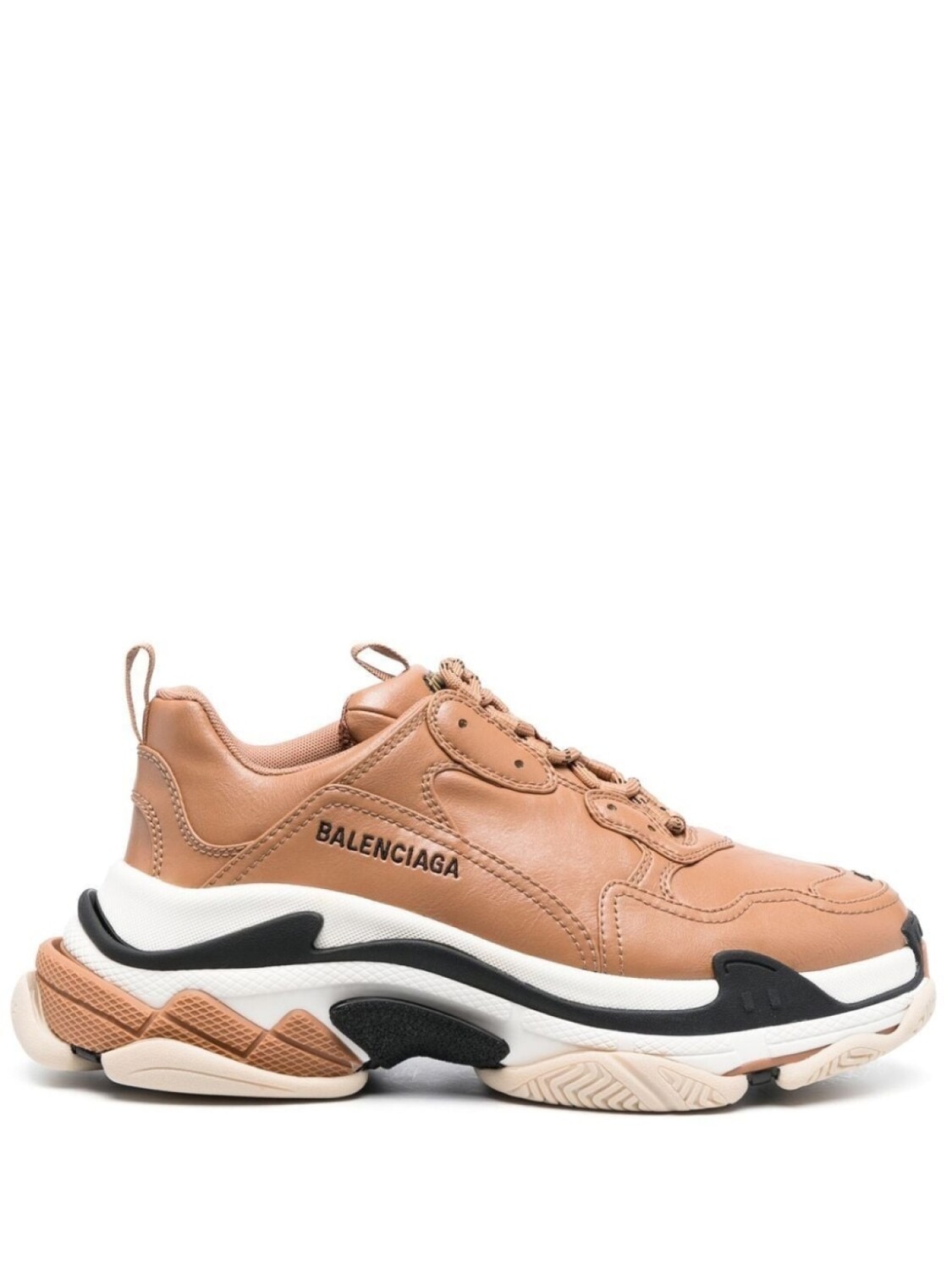 

Кроссовки Balenciaga Triple S, бежевый/белый/черный