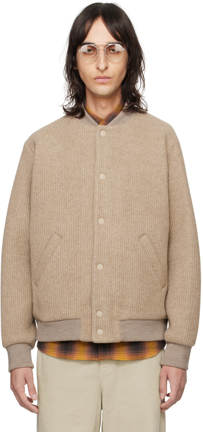 

Бежевый бомбер Mick A.P.C., цвет Beige