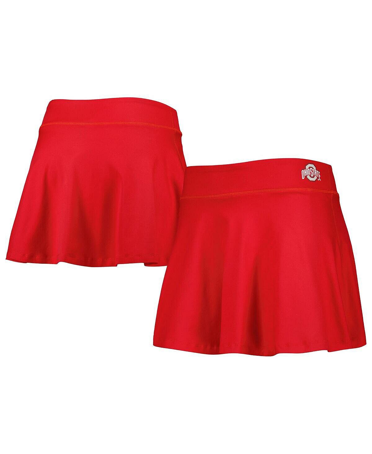 

Женская струящаяся юбка Scarlet Ohio State Buckeyes ZooZatz