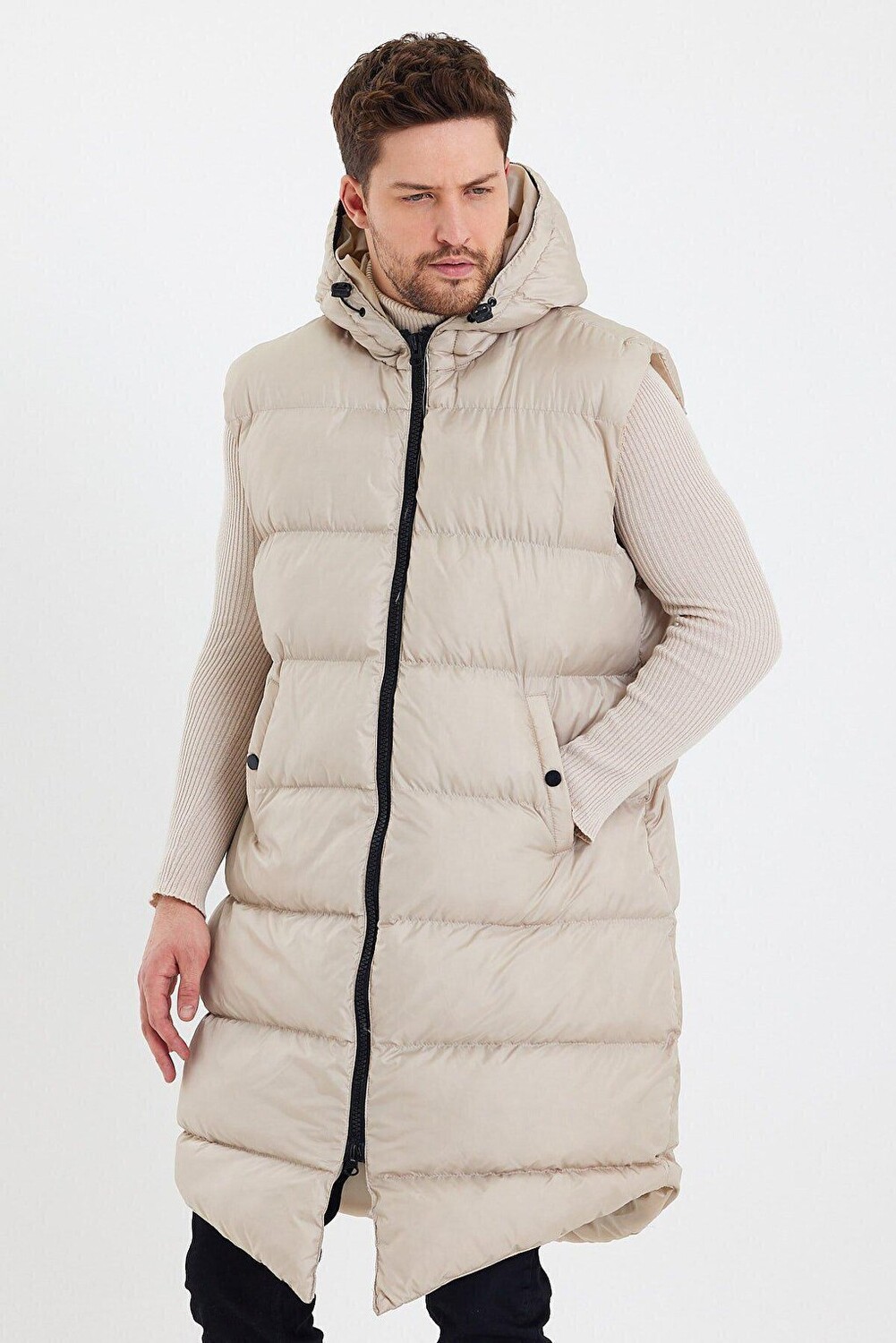 

Длинный жилет-пуховик AC-K59123LNS Weyeze, норка