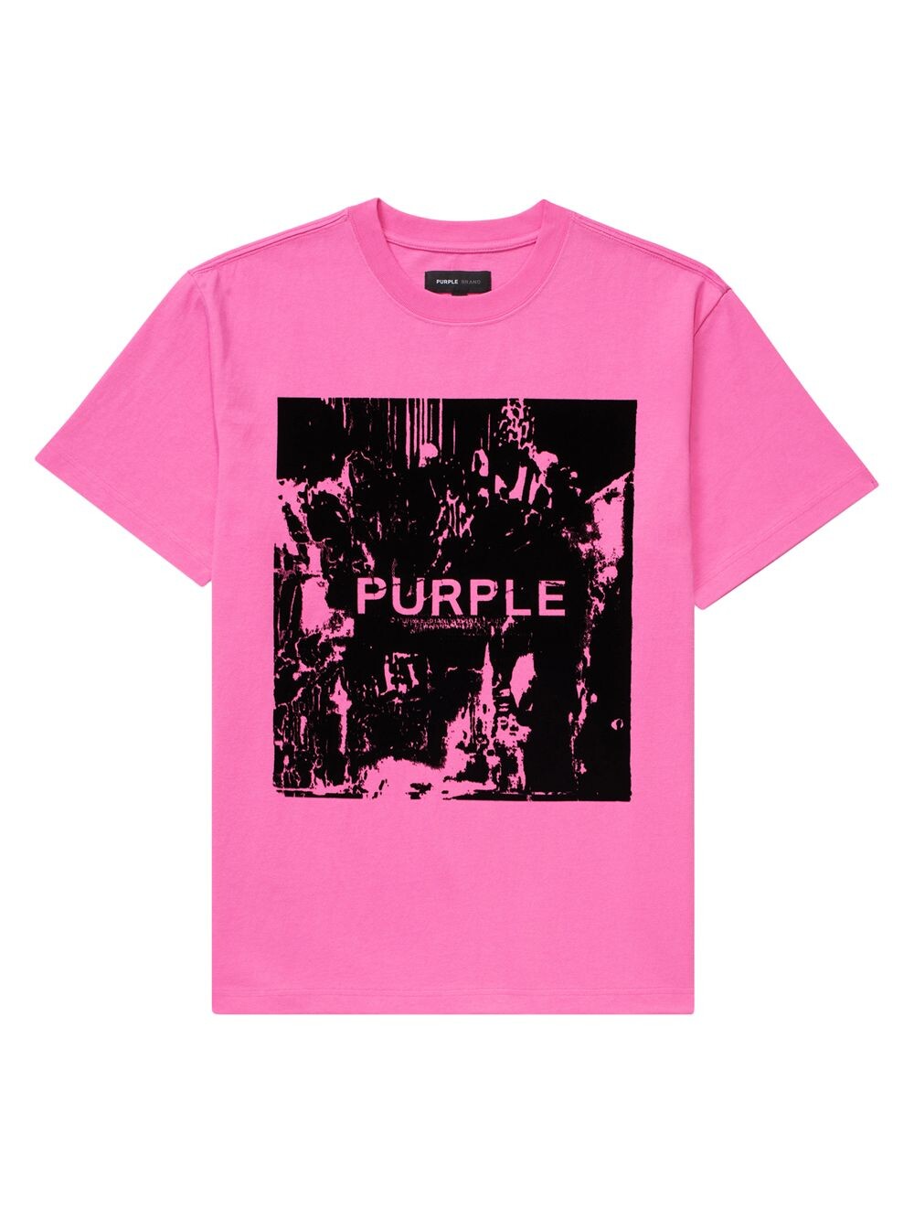 

Тяжелая футболка с логотипом Purple Brand, розовый