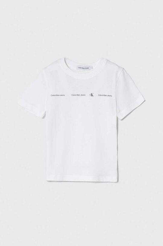 

Calvin Klein Jeans Детская хлопковая футболка, белый