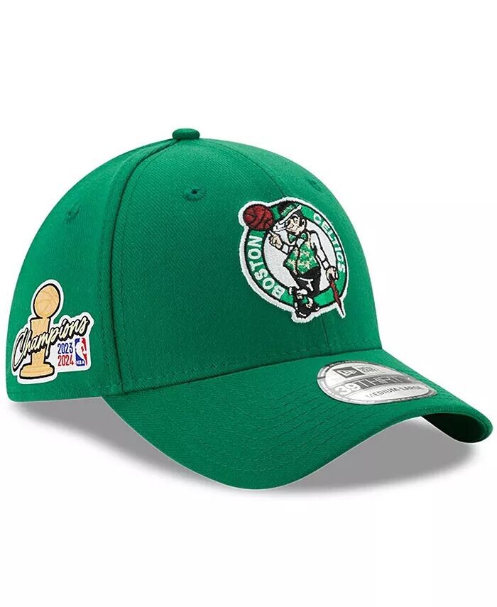 

Мужская боковая нашивка чемпионов финала НБА 2024 Kelly Green Boston Celtics 39THIRTY Flex Hat New Era, зеленый