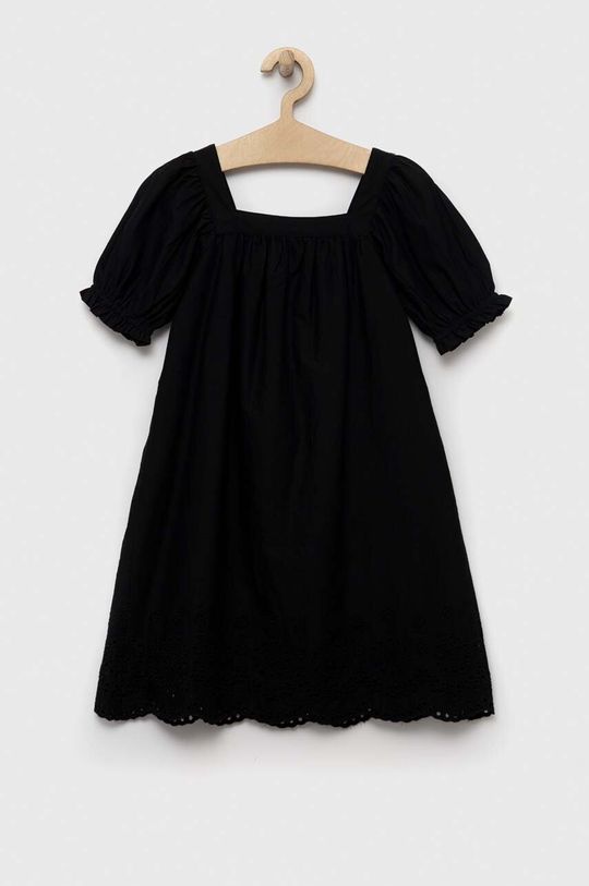 цена GAP детское хлопковое платье, черный