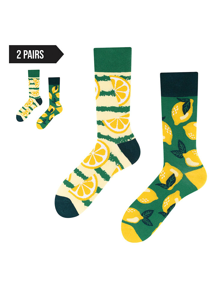 

Носки TODO SOCKS 2er Set, цвет gelb/grün
