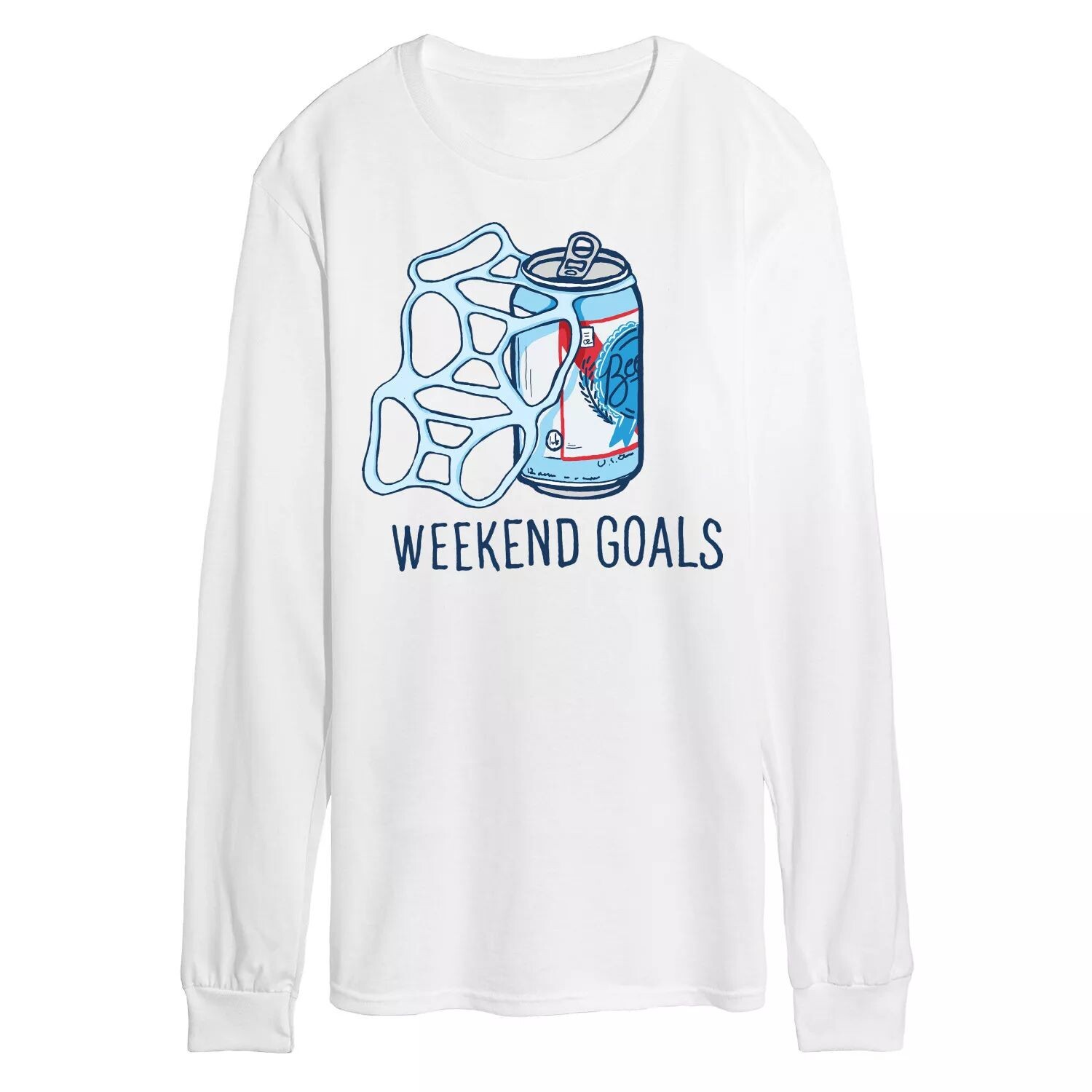 

Мужская футболка с рисунком «Beer Weekend Goals» Licensed Character