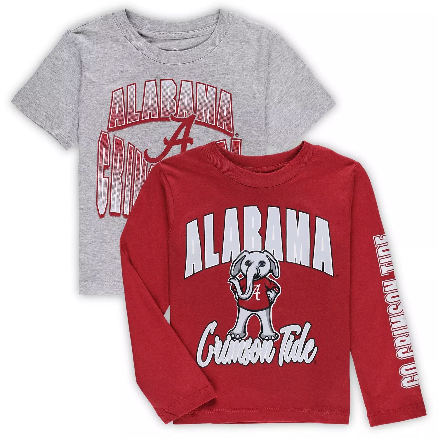 

Набор футболок для дошкольников Crimson/Heather Grey Alabama Crimson Tide Game Day Outerstuff