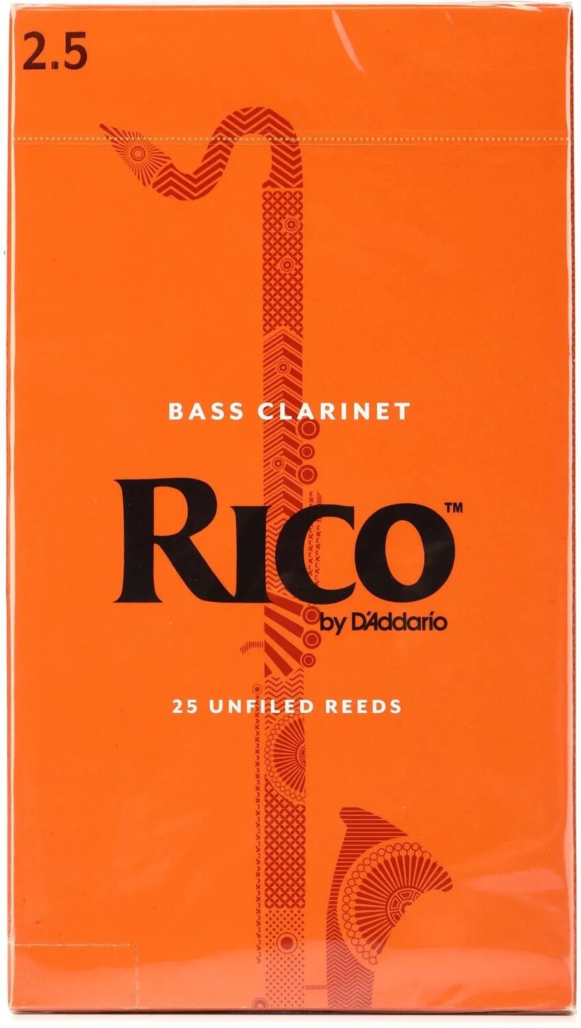 

D'Addario REA2525 Трость для бас-кларнета Rico — 2,5 (25 шт. в упаковке)