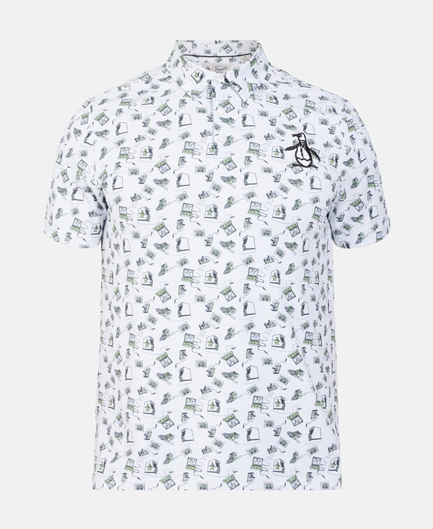 

Рубашка поло Original Penguin, экрю