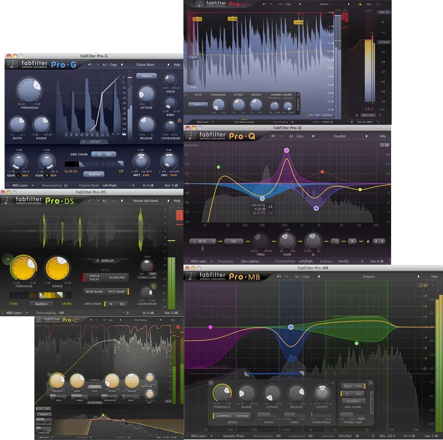 

Коллекция плагинов FabFilter Pro Bundle — академическая версия