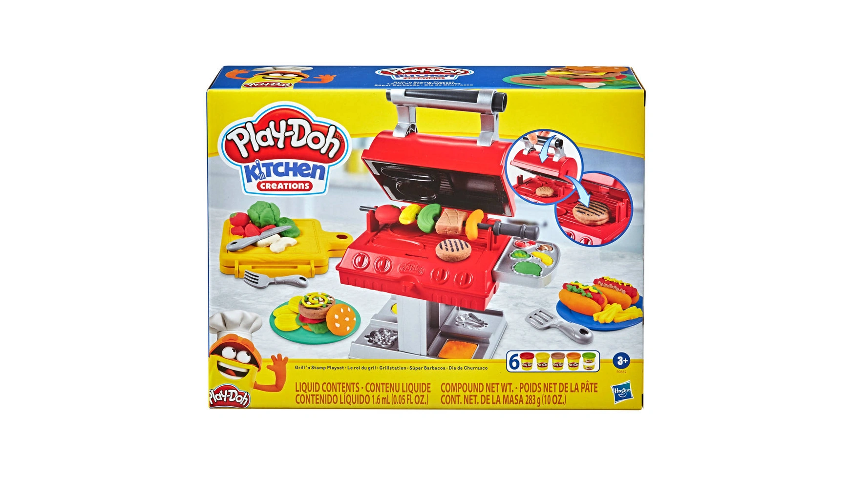 Hasbro гриль-станция Playdoh hasbro playdoh korbi корзинка для пикника