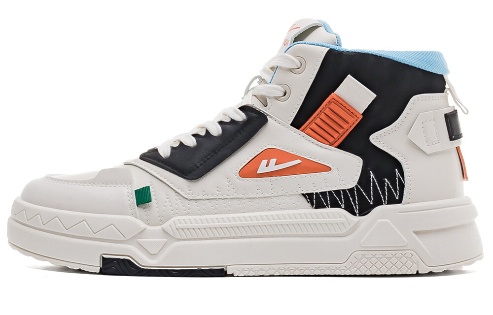 

Кроссовки WARRIOR Skateboarding Shoes Unisex High-top, черный