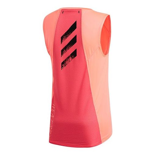 Майка Adidas HEATRDY SLVS Running Sports Sleeveless T-shirt Pink, розовый