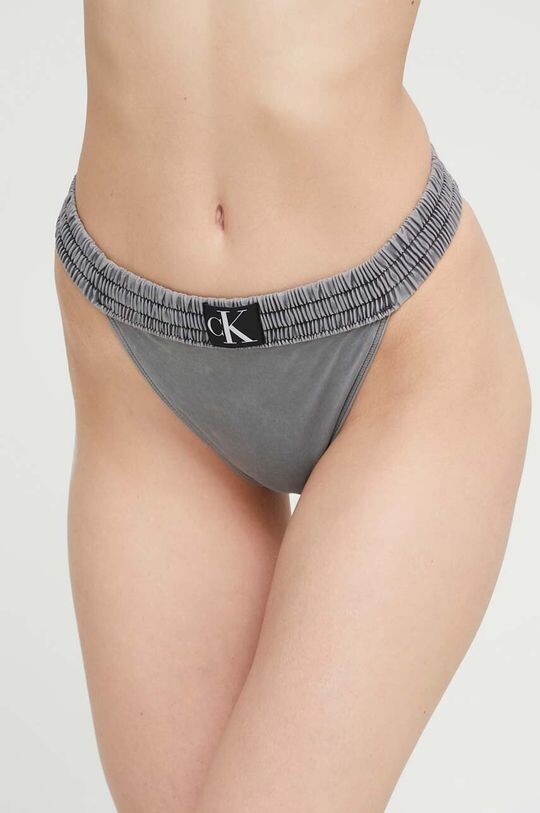 

Плавательный бюстгальтер Calvin Klein, серый
