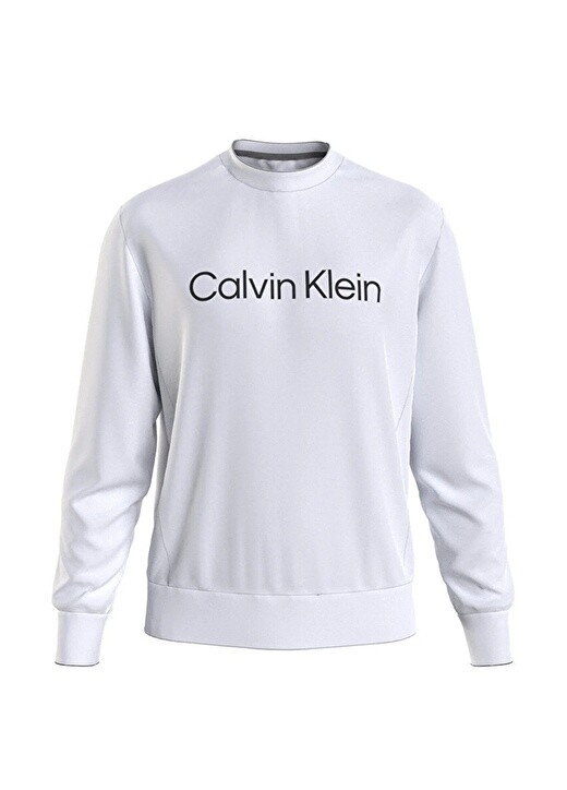 

Белая мужская толстовка с воротником с капюшоном Calvin Klein, Белый