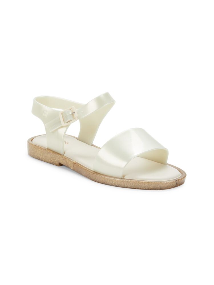 

Сандалии на плоской подошве Mela Marsan для девочек Mini Melissa, цвет Pearly White