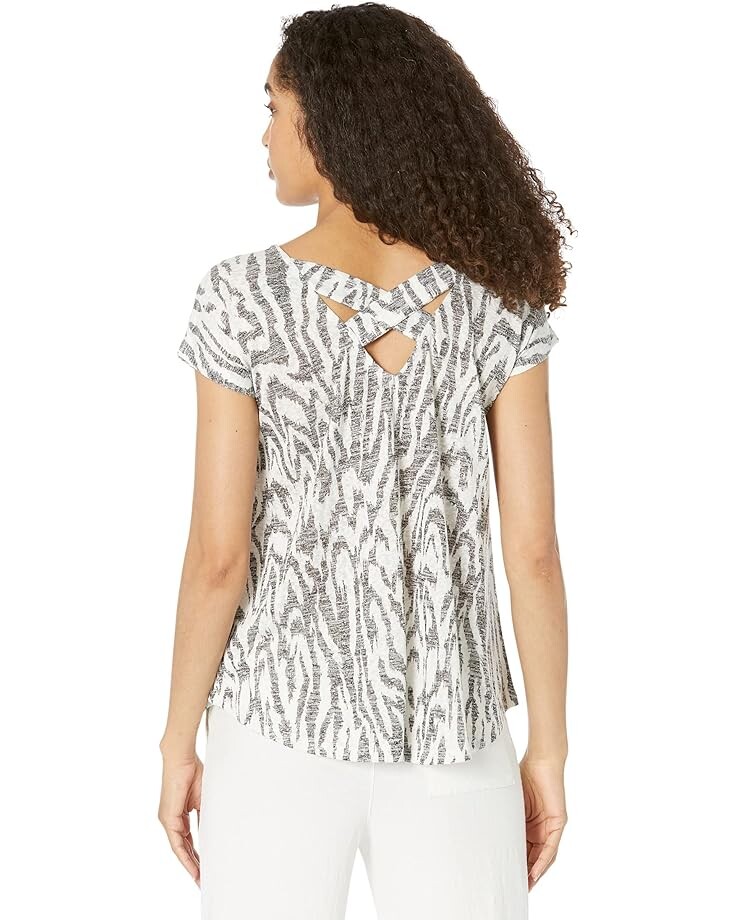 

Футболка Bobeau Cross-Back Tee, цвет Charcoal Animal