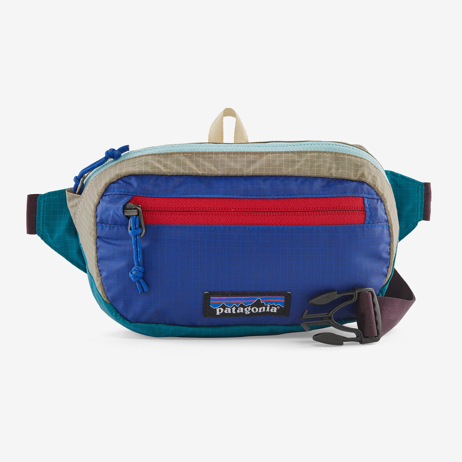 

Сверхлегкая набедренная сумка Black Hole Mini 1 л Patagonia, цвет Patchwork: Belay Blue