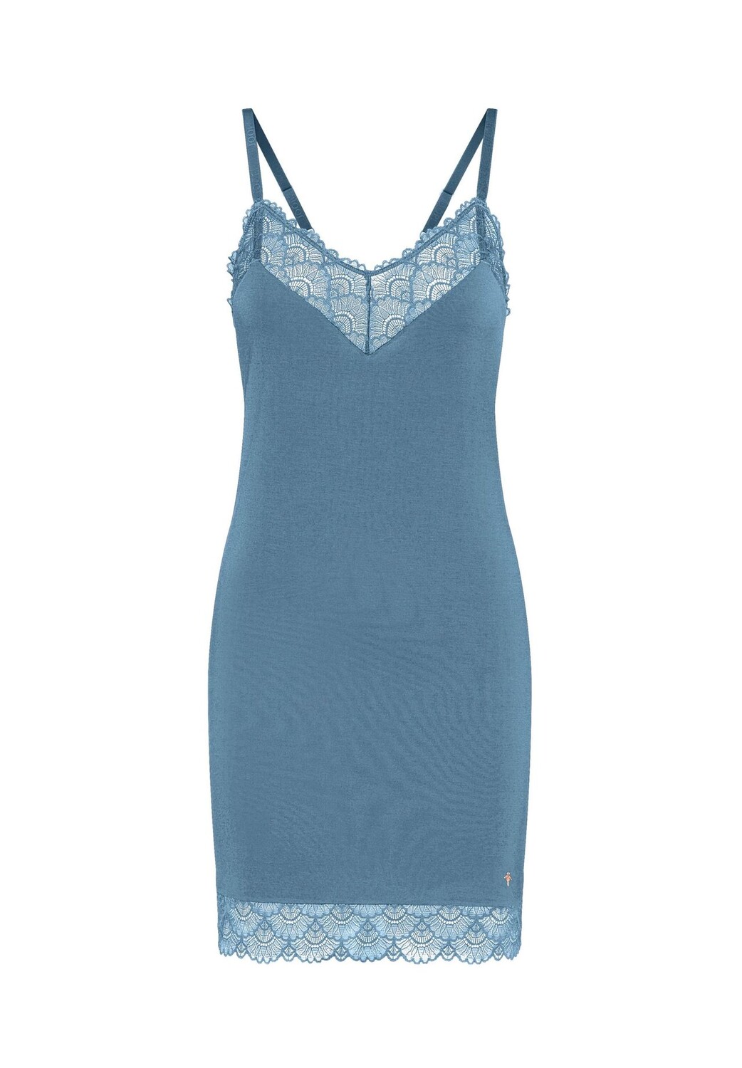 

Ночная рубашка с кружевом Sheer Luxury JOOP!, цвет Stormy Blue