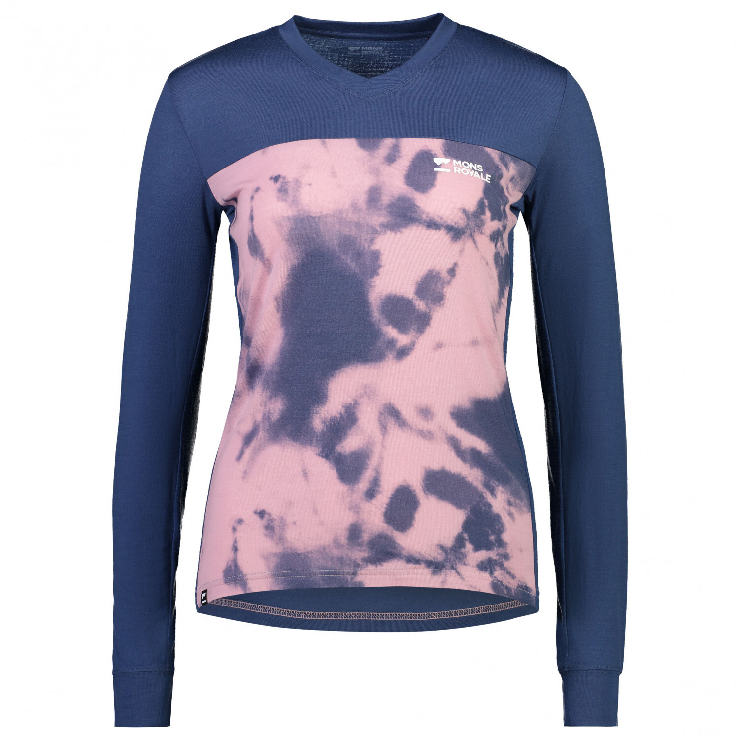 

Велосипедный трикотаж Mons Royale Women's Redwood Enduro VLS, цвет Denim Tie Dye