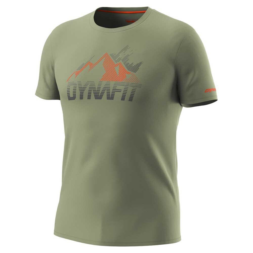 

Футболка с коротким рукавом Dynafit Transalper Graphic, зеленый