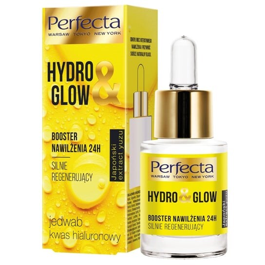 

Часовой увлажняющий усилитель, сильно регенерирующий, 15 мл Perfecta, Hydro Glow, 24-