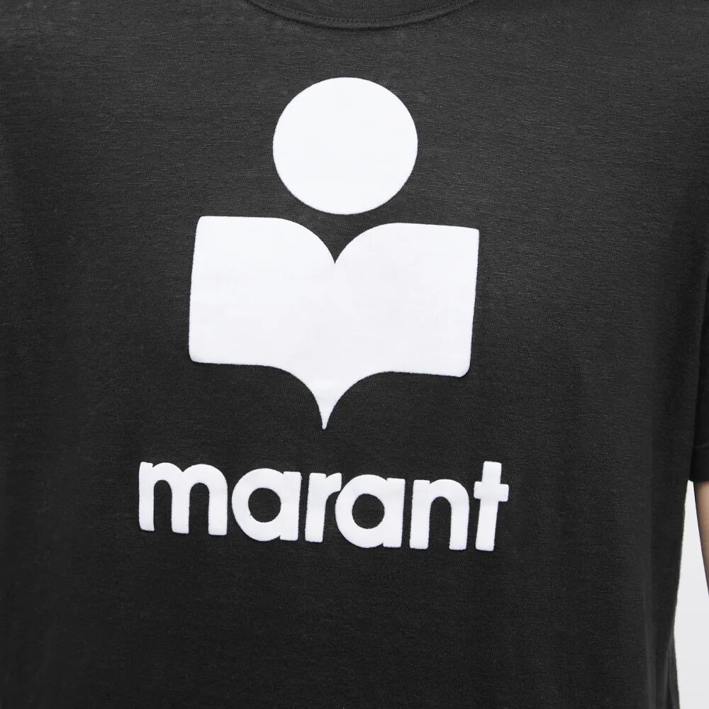 Isabel Marant Футболка с большим логотипом Karman, черный