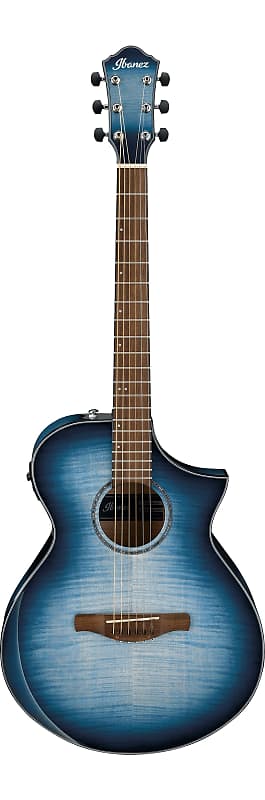 Акустическая гитара Ibanez AEWC400 Acoustic Electric Guitar | Indigo Blue Burst