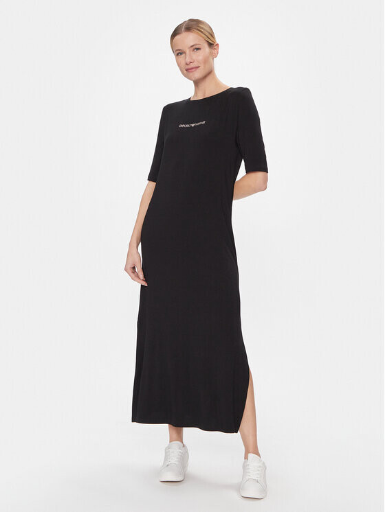 

Платье на каждый день, стандартного кроя Emporio Armani, черный