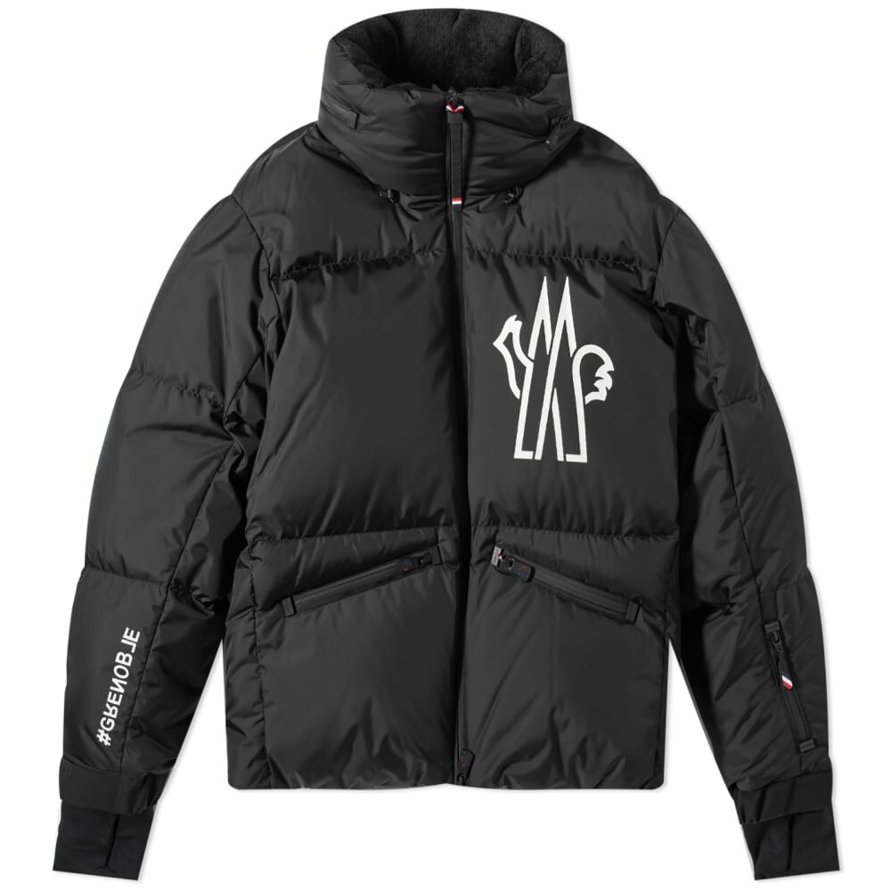 Moncler Grenoble Verdons Утепленная нейлоновая куртка, черный куртка moncler grenoble verdons padded nylon желтый