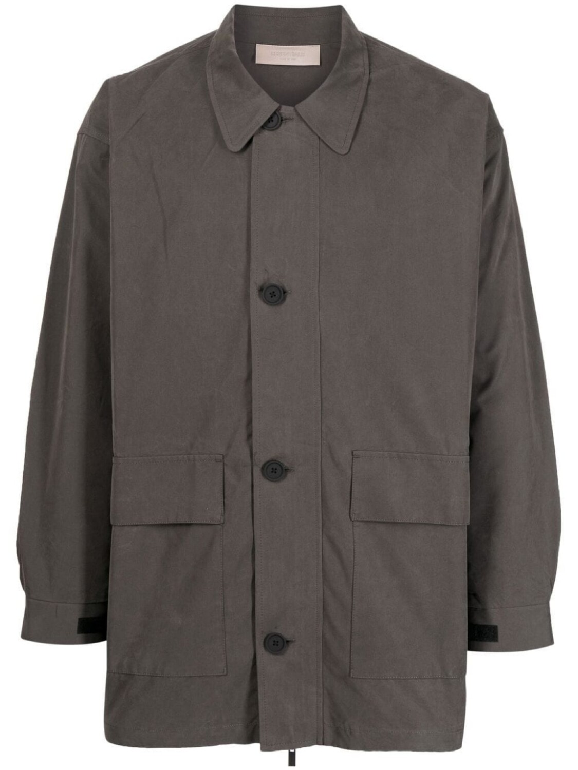 

FEAR OF GOD ESSENTIALS куртка-рубашка с карманами, серый
