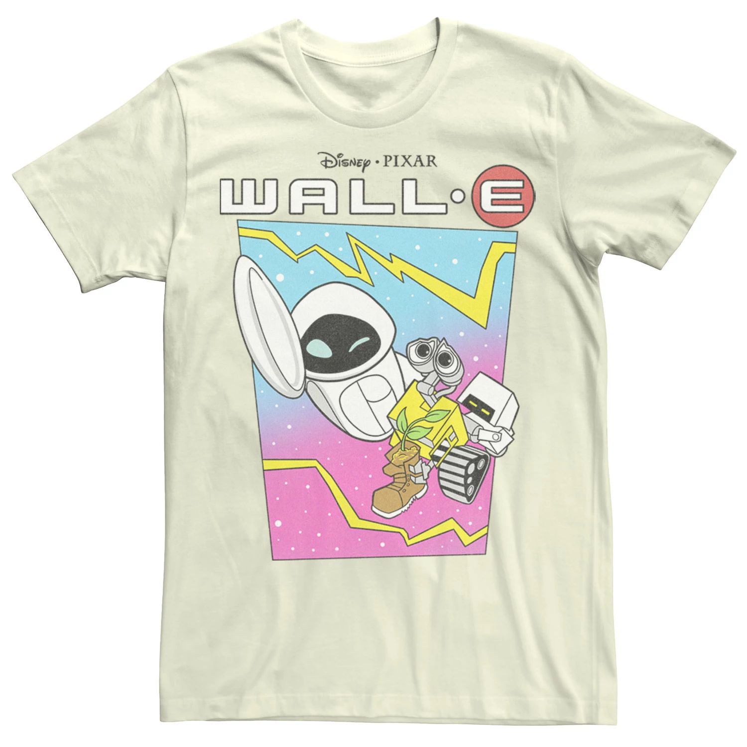 Мужская футболка WALL-E Eve Burn-E Space Ride Disney / Pixar