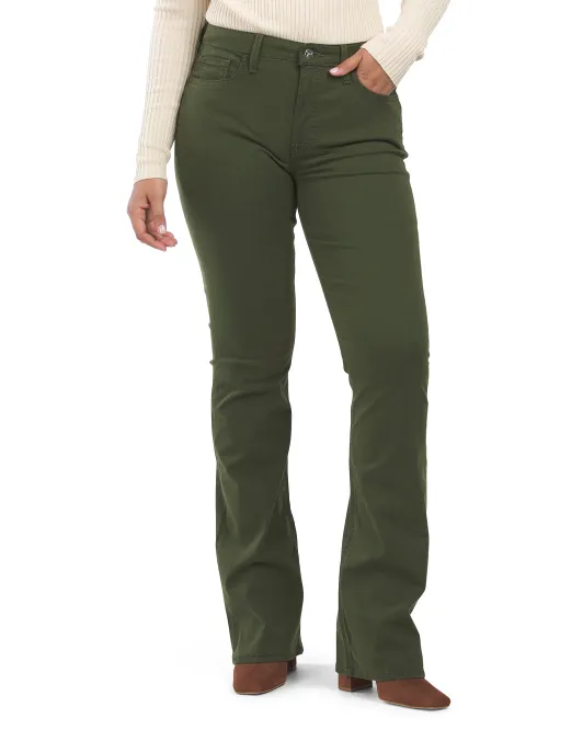 

Узкие джинсы Bootcut Jen7 By 7 For All Mankind, оливковый