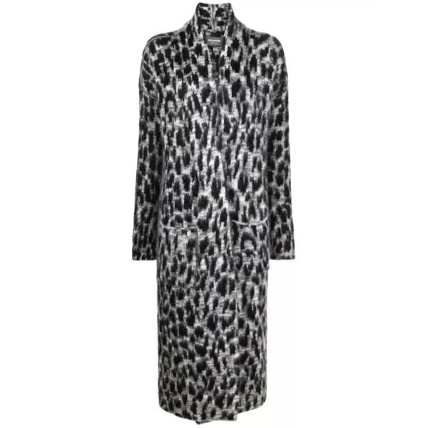 

Кардиган leopard-print cardigan coat Zadig & Voltaire, серый
