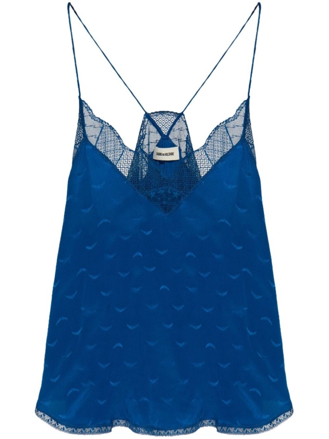 

Zadig&Voltaire шелковый топ Кристи, синий