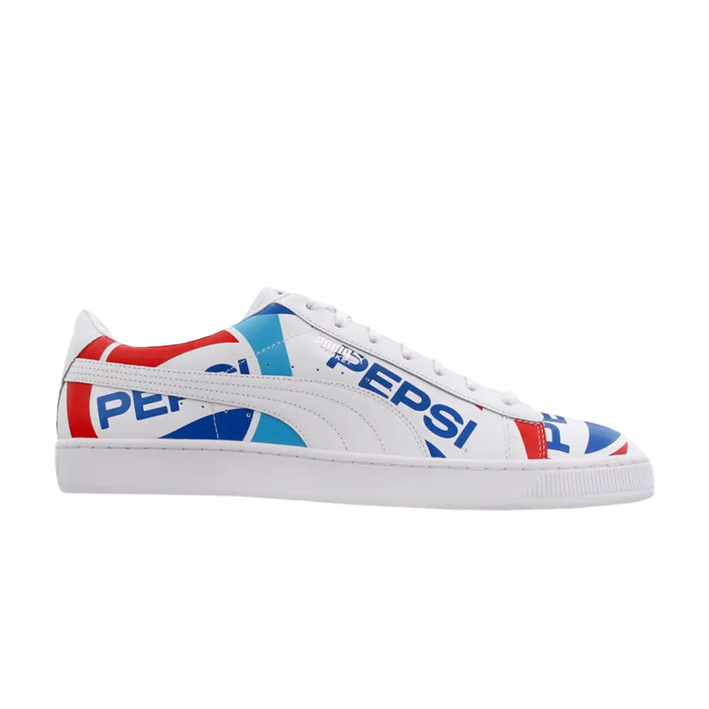 

Кроссовки Pepsi x Basket Puma, белый