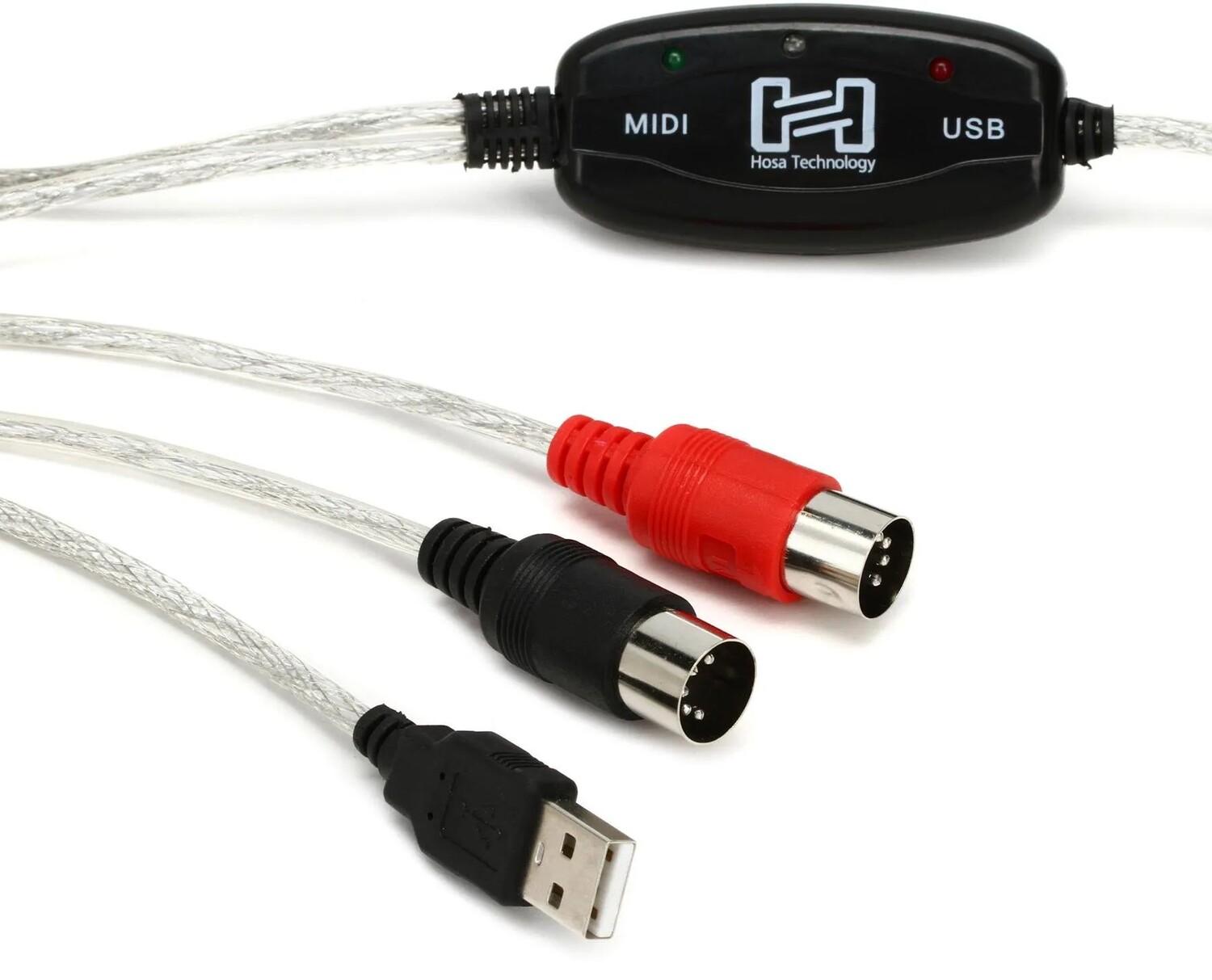 

USB-интерфейс Hosa USM-422 TRACKLINK — ввод-вывод MIDI на USB типа A — 6 футов