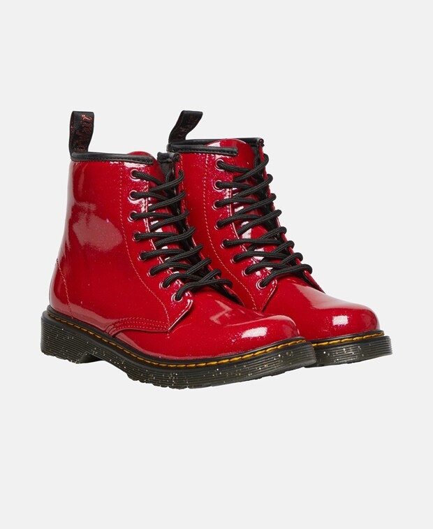 

Ботинки на шнуровке Dr. Martens, красный
