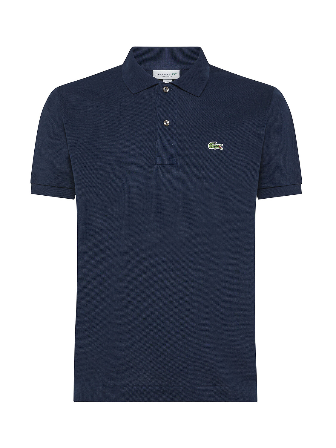 

Lacoste рубашка-поло классического кроя из хлопка мелкого пике., темно-синий