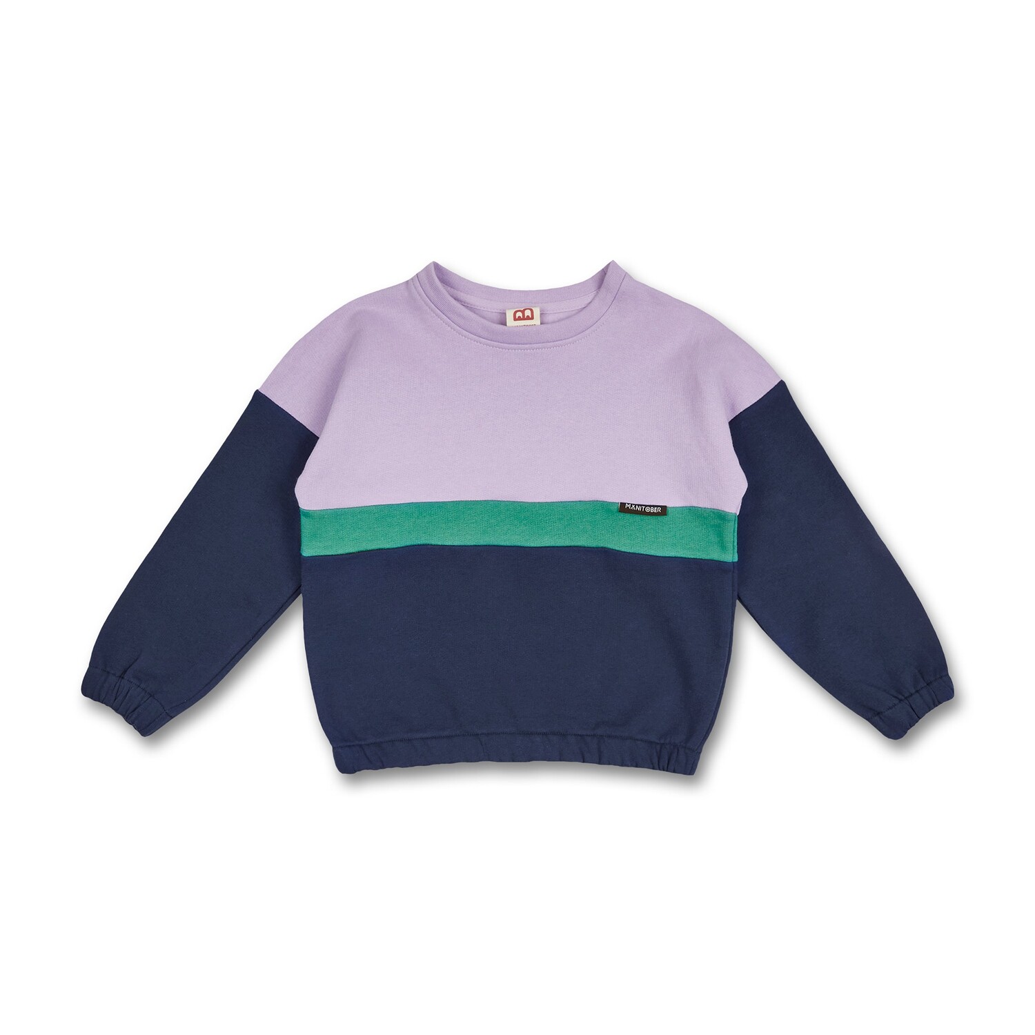 

Толстовка MANITOBER Cut & New, цвет Lilac/Green/Navy