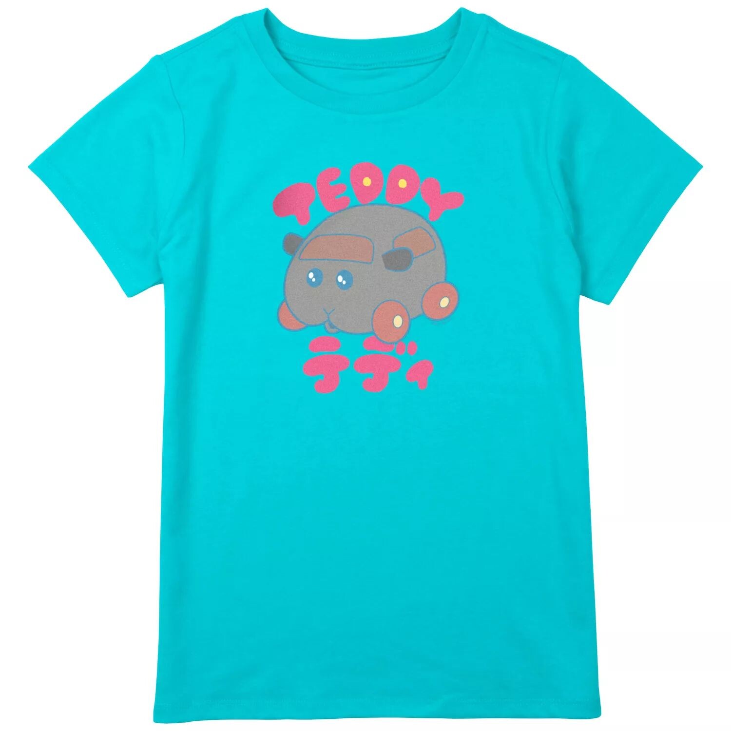 

Футболка Pui Pui Molcar Teddy с рисунком мультфильма для девочек 8–20 лет, размеры стандартного и большого размера Licensed Character