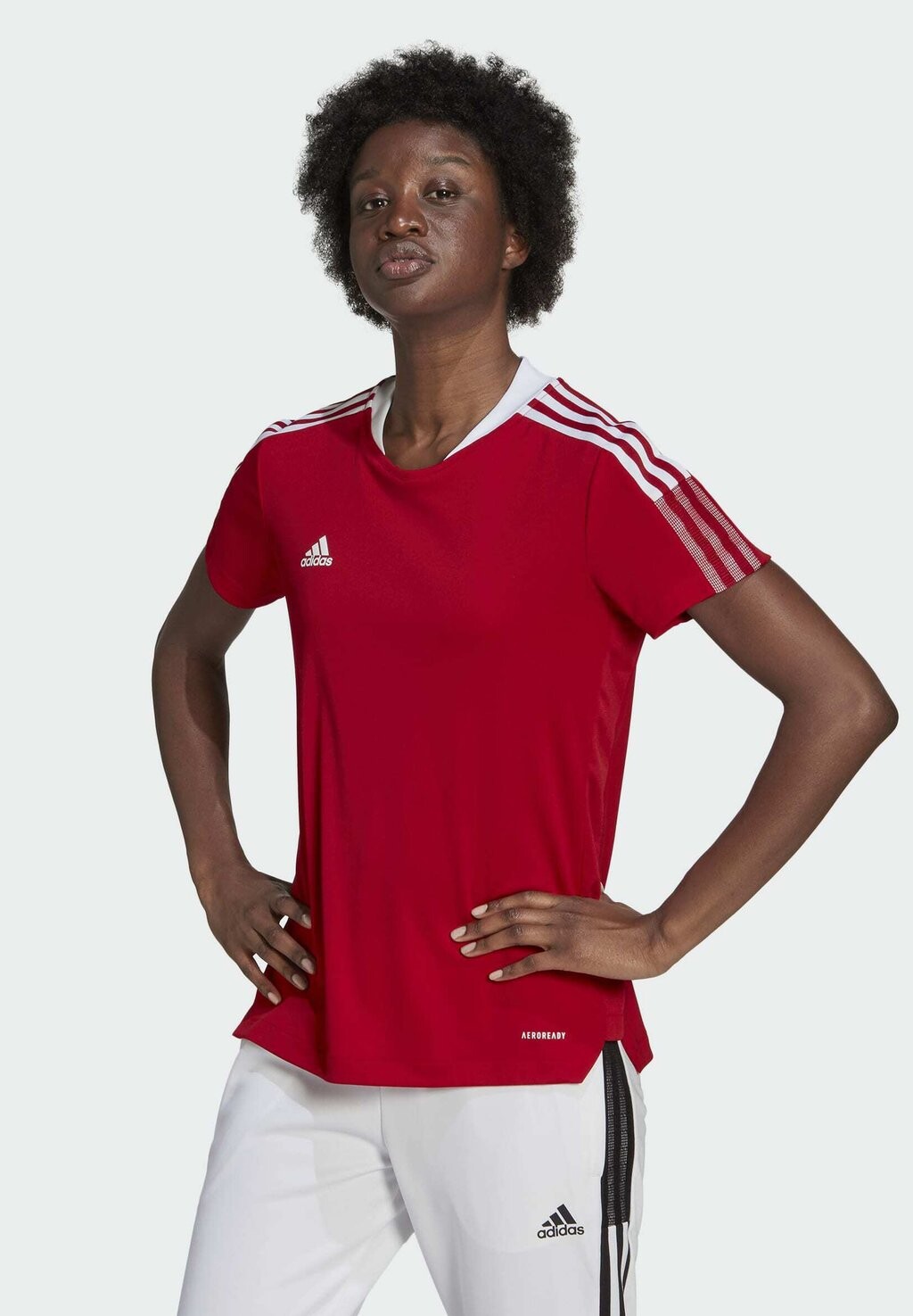 

Футболка с принтом Adidas, Красный